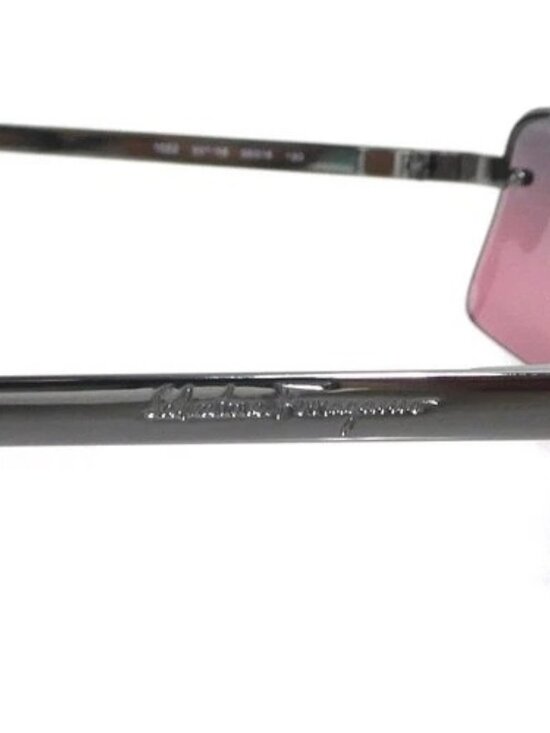 Auth Salvatore Ferragamo Sunglasses Pink Purple Plastic/Metal - e61870 main image 5